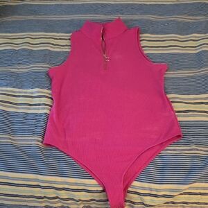 Pink Sleeveless One Piece